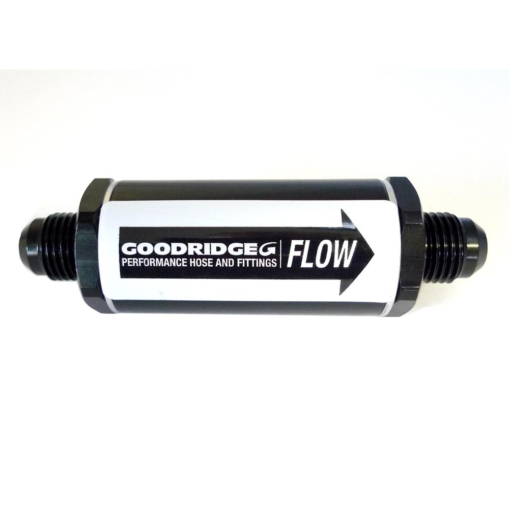 Goodridge Aluminiumöl / Kraftstofffilter mit -8JIC Threads