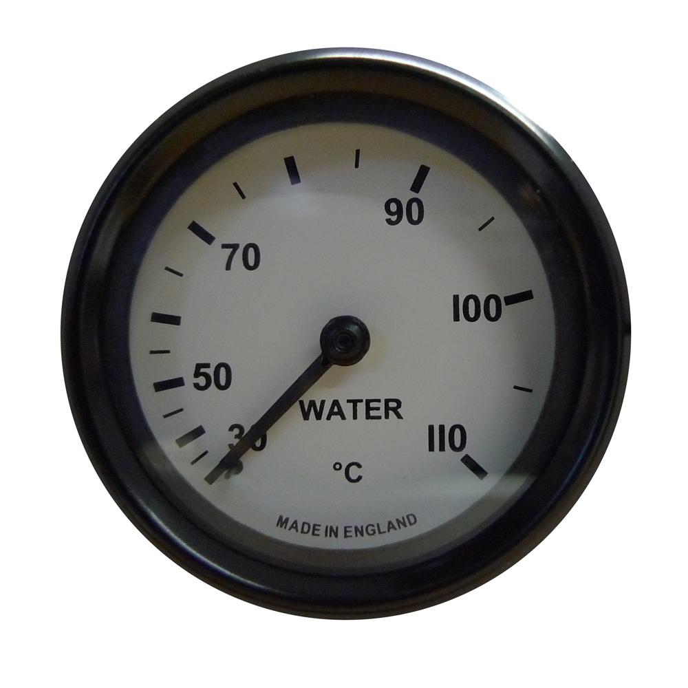 Mocal 52mm Wassertemperaturanzeige 30-110 ° C Weiß