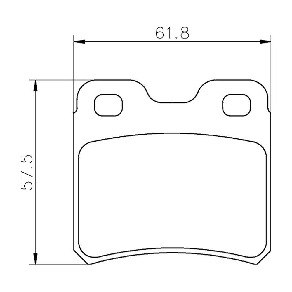 Mintex Racing Bremsbeläge MDB1385-M1144 für Opel / Vauxhall