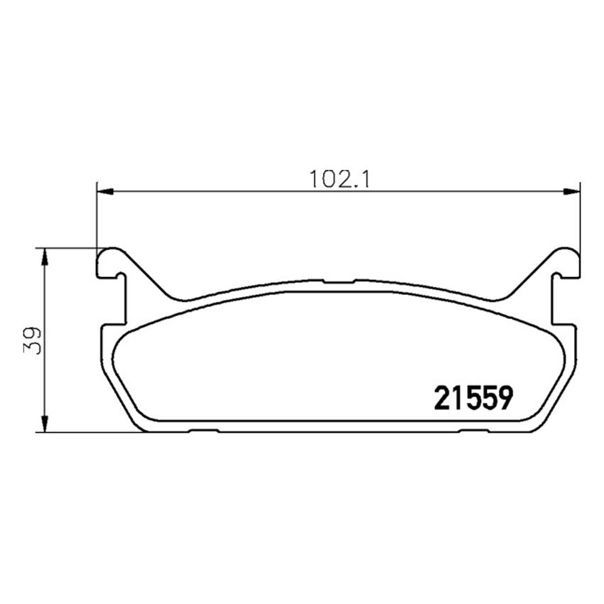 Mintex Bremsbeläge MDB1414-M1144 Mazda MX-5 Hinten