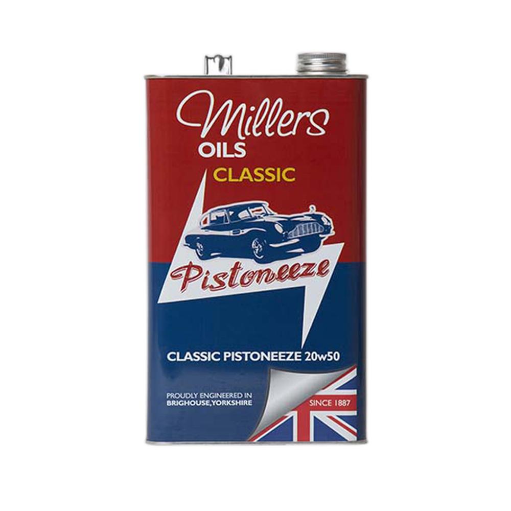 Millers Klassische Pistoneeze 20W50 Mineralöl (5 Liter)