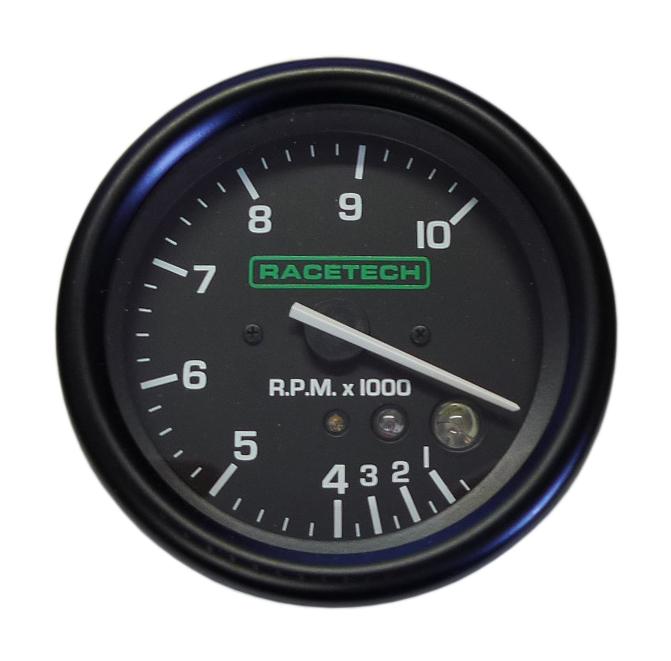 Racetech 80mm elektronischer Tachometer mit Schiebelichtern