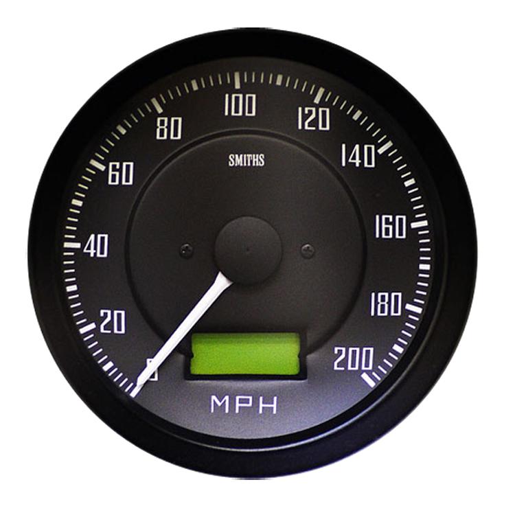 Smiths GT40 Speedo 0-200 MPH mit Schrittmotorbewegung