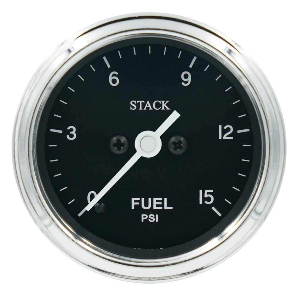 Stapel-klassisches Kraftstoff-Manometer 0-15 Psi