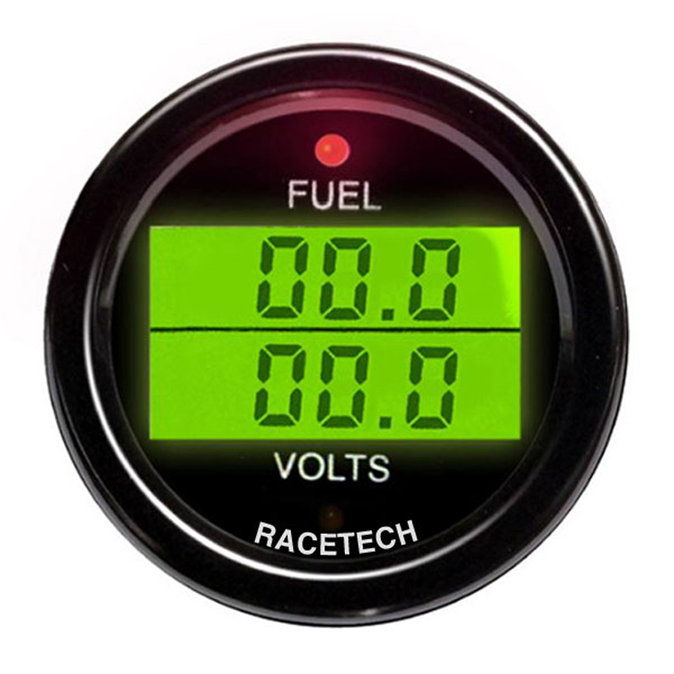 Racetech Kraftstoffstand/Volt Doppelanzeige