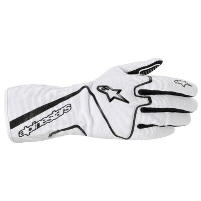 Rennen Kart Handschuhe Alpinestars Technologie-1-K weiß