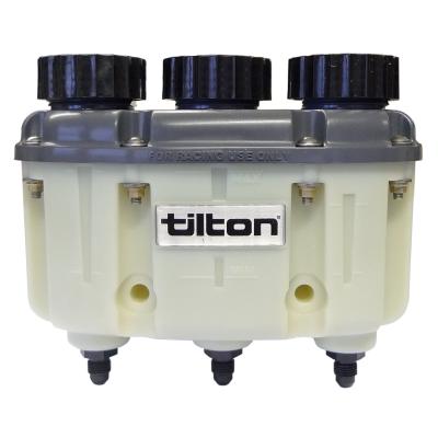 Tilton 3 Raum-Bremsflüssigkeits-Vorratsbehälter mit -4JIC Anschlüssen