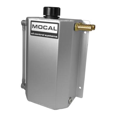 Mocal Öl-Fang-Behälter 2 Liter gebürstetes Aluminium