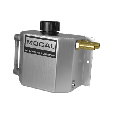 Mocal Öl-Fang-Behälter 1 Liter gebürstetes Aluminium