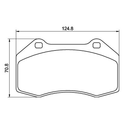 Mintex Racing Bremsbeläge MDB2725-M1155 für Renault Clio & Megane mit Brembos