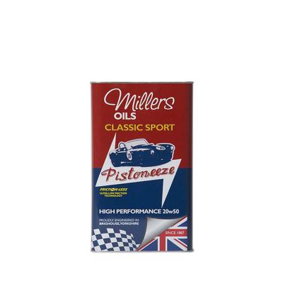 Millers Classic Sport High Performance 20W50NT vollsynthetisches Öl (1 Liter)