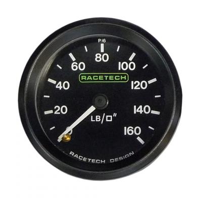 Racetech Öl / Kraftstoffdruckanzeige 0-160psi